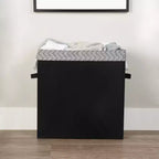 Neatfreak Slim Laundry Hamper with Removable Bag: Narrow Black Clothes Hamper, 70L Capacity, No Assembly Required