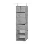 Whitmor Multifunctional Hanging Organizer with Drawer Insert 1ct Gray