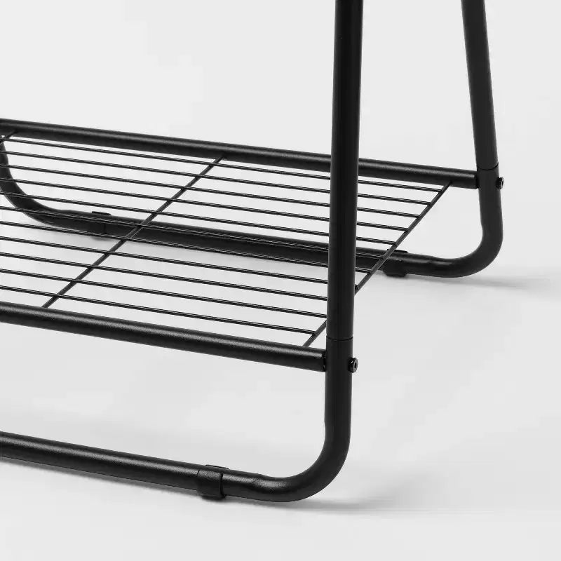 Narrow Clothing Rack with Shoe Shelf - Brightroom™