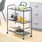 Whitmor Rolling 3 Tier Storage Cart 1pc