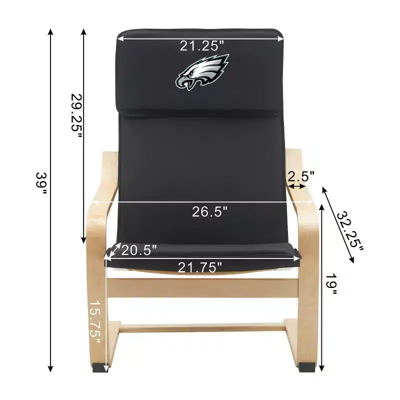 NFL Philadelphia Eagles Bentwood Accent Chair