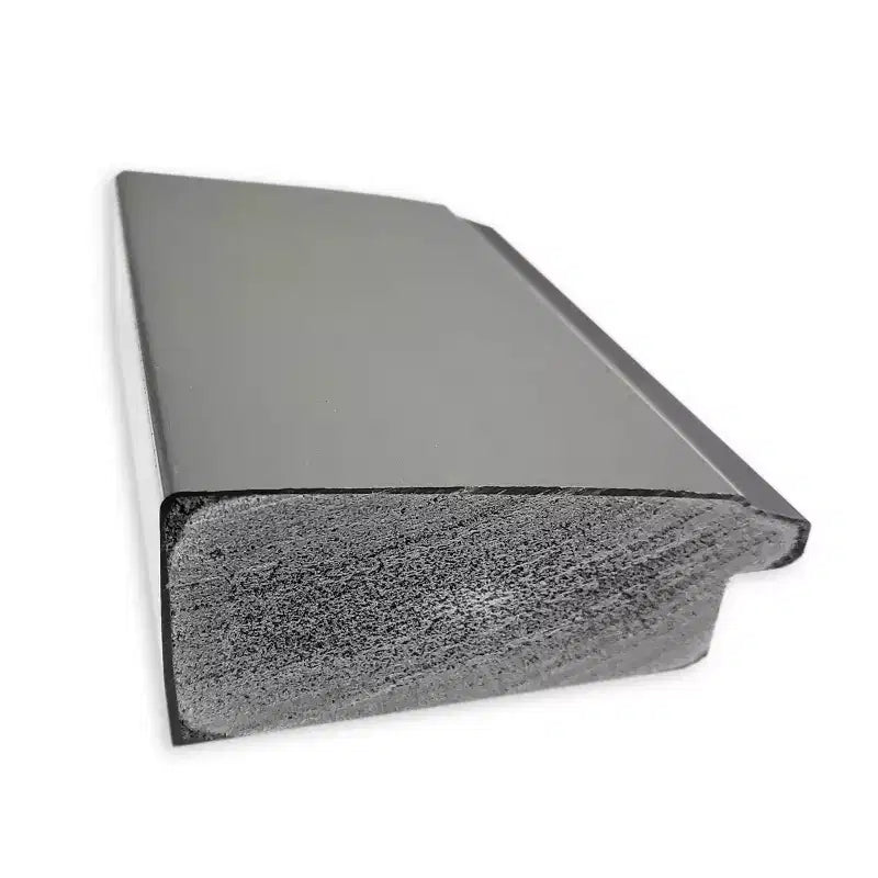42" x 31" Non-Beveled Vista Brushed Nickel Bathroom Wall Mirror - Amanti Art: Rectangle, Polystyrene Frame, Wall Mounted