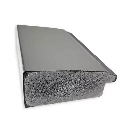 42" x 31" Non-Beveled Vista Brushed Nickel Bathroom Wall Mirror - Amanti Art: Rectangle, Polystyrene Frame, Wall Mounted