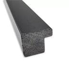 28" x 28" Non-Beveled Bathroom Wall Mirror Jet Black - Amanti Art: Modern Square Polystyrene Frame, Includes Mounting Hardware
