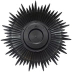 24" Sunburst Wall Mirror Gold - Infinity Instruments: Modern No Assembly, Molded Plastic Frame