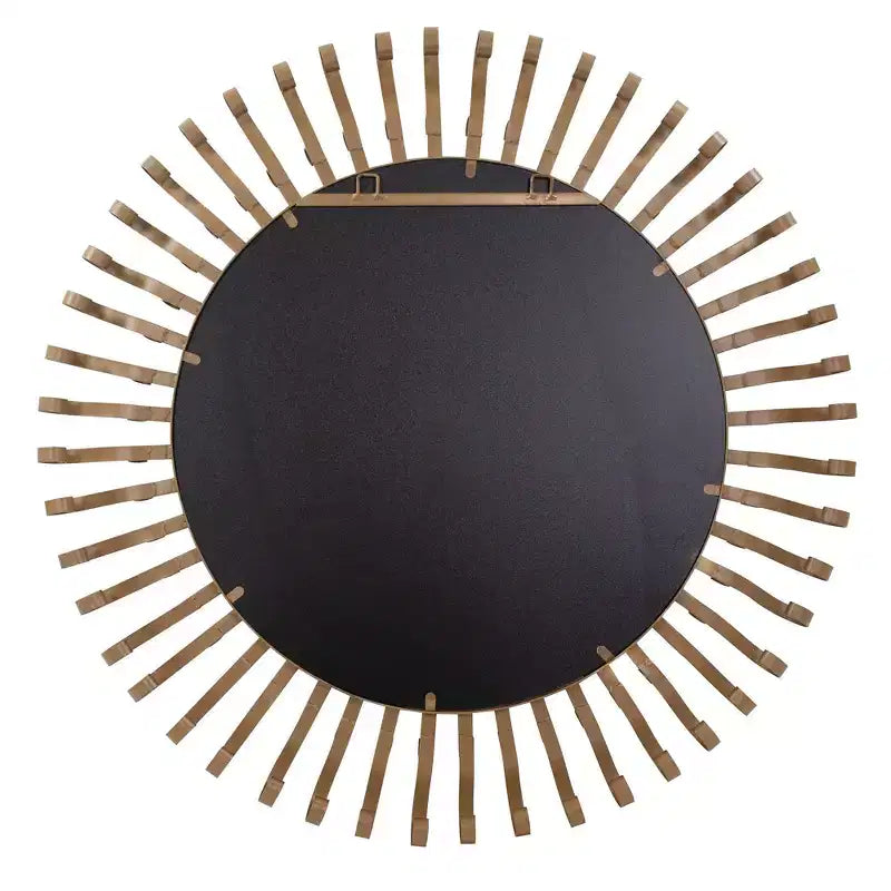 Howard Elliott 18"x54" Fitzgerald Antique Brass and Matte Black Handcrafted Capsule Mirror