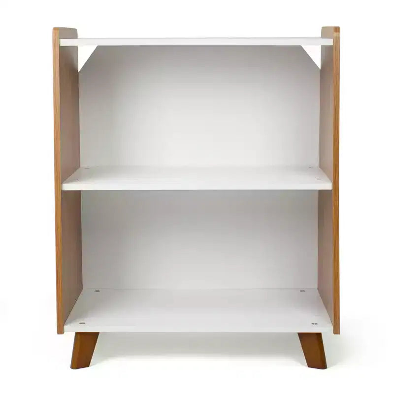 Humble Crew Morgan Mid-Century 2 Shelf Kids' Bookcase Wood/White