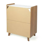 Humble Crew Morgan Mid-Century 2 Shelf Kids' Bookcase Wood/White