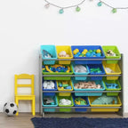 Humble Crew Kids' Super-Size Toy Organizer Elements Collection Gray