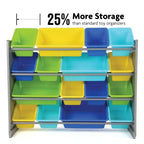 Humble Crew Kids' Super-Size Toy Organizer Elements Collection Gray
