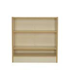 Factory Direct Partners Kids' 30" 2 Shelf Bookcase Almond Maple Wood Laminate Off White