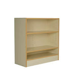 Factory Direct Partners Kids' 30" 2 Shelf Bookcase Almond Maple Wood Laminate Off White
