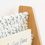 Humble Crew Kids' Spring Kids 4 Tier Bookrack Natural Wood: MDF Frame, 4 Shelves, 24" H, 25" W, 11" D, Ages 2+