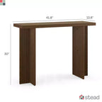 Stead Fluted Console Table - Small Entry Table - Modern, Mid-Century Home Decor - Living Room Furniture