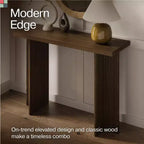 Stead Fluted Console Table - Small Entry Table - Modern, Mid-Century Home Decor - Living Room Furniture