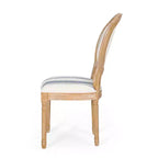 GDFStudio Newman French Country Upholstered Dining Chairs (Set of 2)