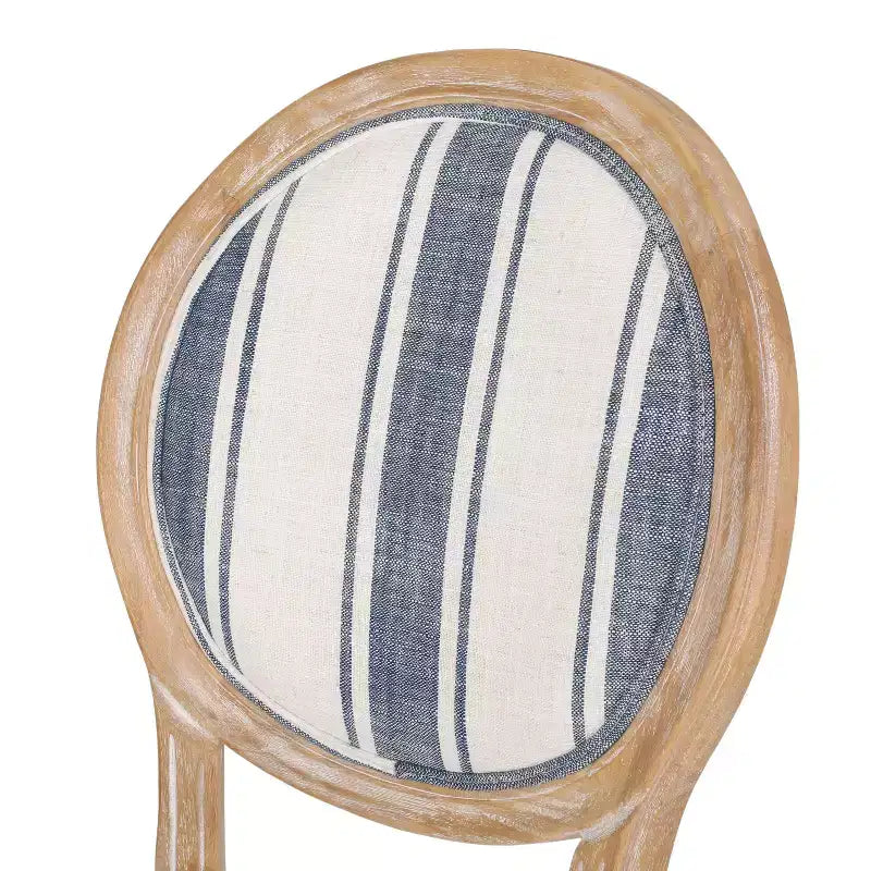 GDFStudio Newman French Country Upholstered Dining Chairs (Set of 2)
