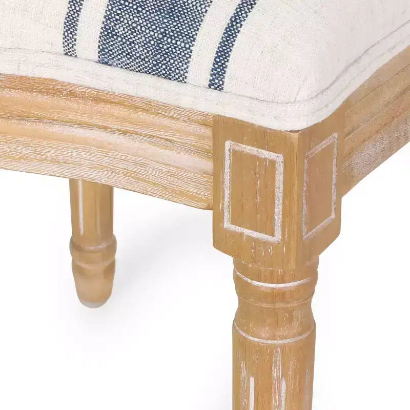 GDFStudio Newman French Country Upholstered Dining Chairs (Set of 2)