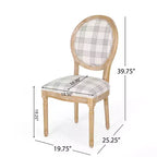 GDFStudio Newman French Country Upholstered Dining Chairs (Set of 2)
