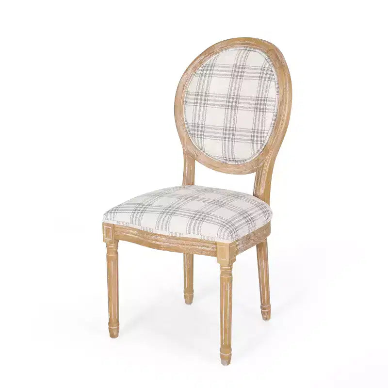 GDFStudio Newman French Country Upholstered Dining Chairs (Set of 2)