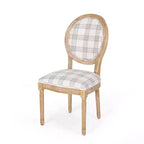 GDFStudio Newman French Country Upholstered Dining Chairs (Set of 2)