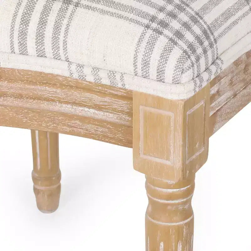 GDFStudio Newman French Country Upholstered Dining Chairs (Set of 2)