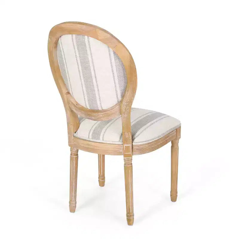 GDFStudio Newman French Country Upholstered Dining Chairs (Set of 2)