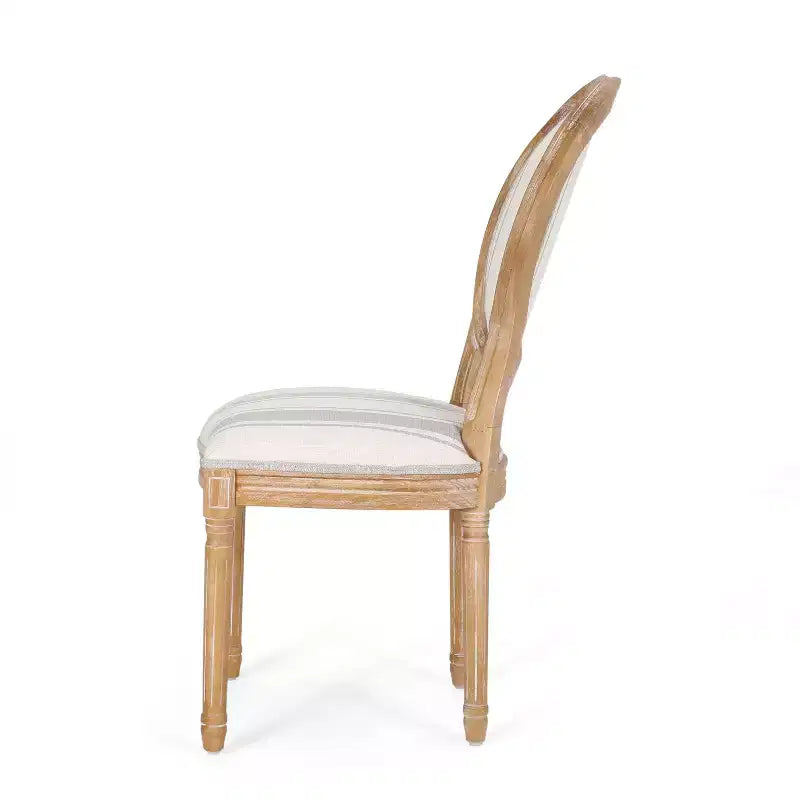 GDFStudio Newman French Country Upholstered Dining Chairs (Set of 2)