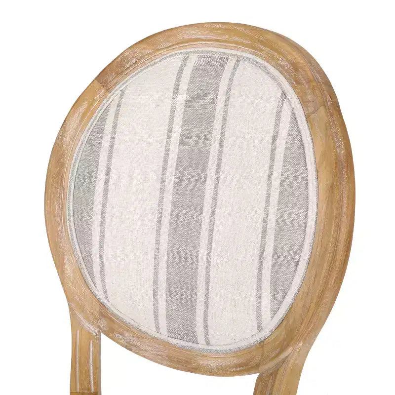 GDFStudio Newman French Country Upholstered Dining Chairs (Set of 2)