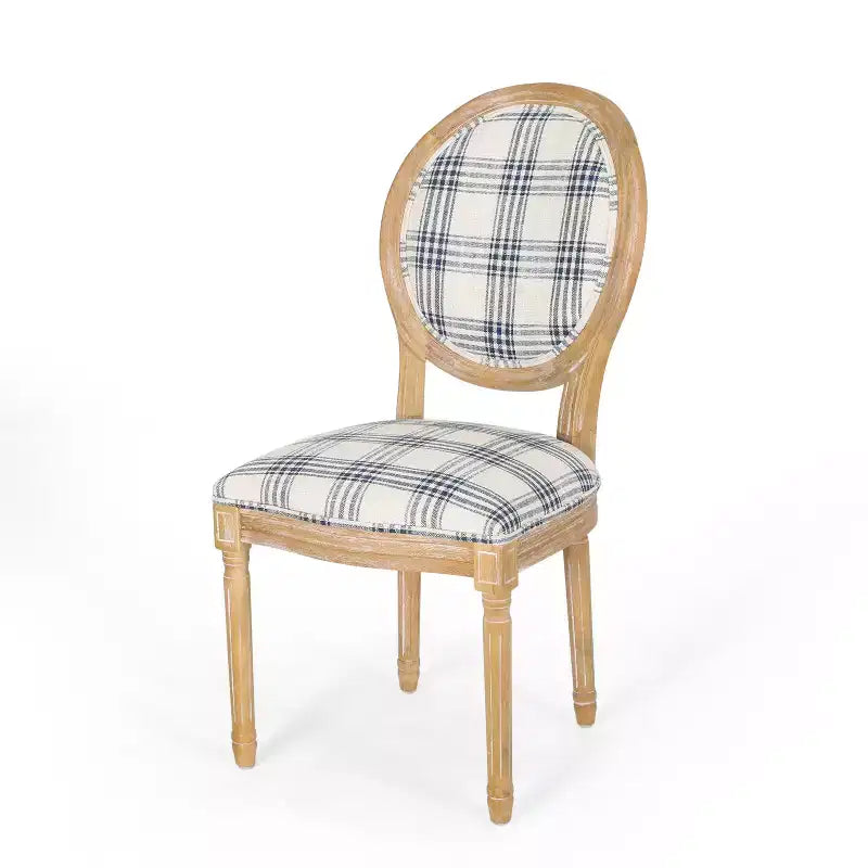 GDFStudio Newman French Country Upholstered Dining Chairs (Set of 2)