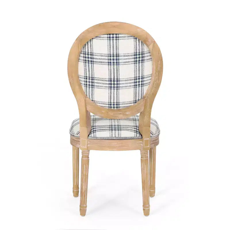 GDFStudio Newman French Country Upholstered Dining Chairs (Set of 2)