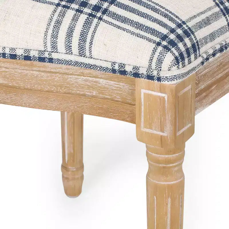 GDFStudio Newman French Country Upholstered Dining Chairs (Set of 2)