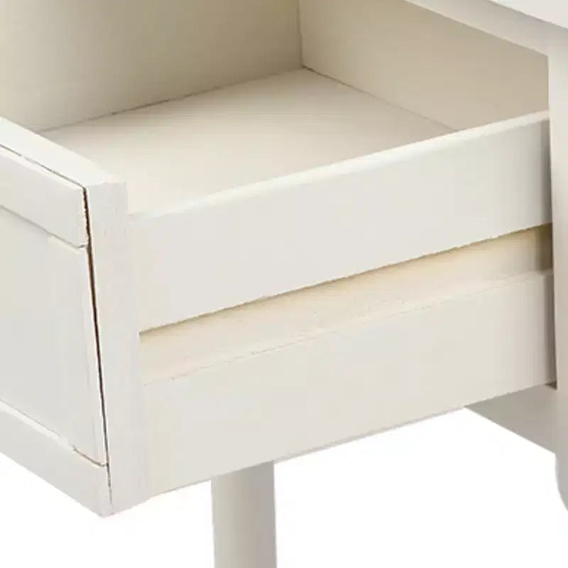 Whisen Rustic Console Table Traditional Design with Two Drawers and Bottom Shelf