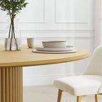 PexFix 46 Round Solid Wood Dining Table Kitchen Tables