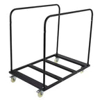 Garvee Folding Table Cart, 1800 LBS Heavy Duty Table Trolley with 5 Swivel Wheels, Black Desk Trolley for Garage, Home, Warehouse