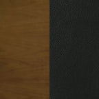 Simple Relax Set of 2 Dining Chairs in Walnut and Black