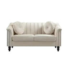 AndMakers 3-Piece Microfiber Living Room Set