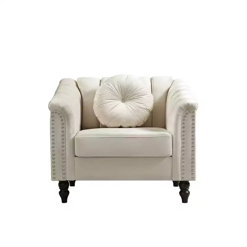 AndMakers 3-Piece Microfiber Living Room Set