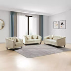 AndMakers 3-Piece Microfiber Living Room Set