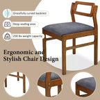 ModernLuxe 5 PCS Extendable Dining Table Set for 4, Dining Set Dinette Kitchen Table Set with Drop Leaves, Storage Shelf, 4 Upholstered Chairs