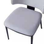 Christopher Knight Home Carsten 7 Pieces Modern Wood, Faux Leather and Metal Dining Set
