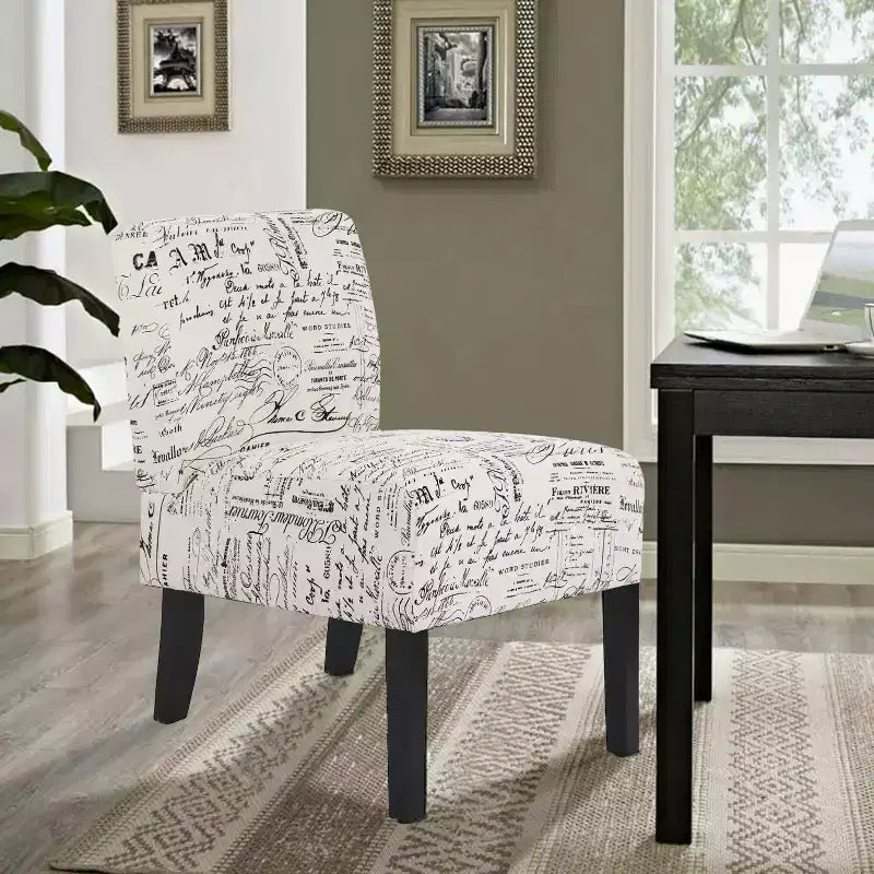 BestMassage Dining Chair Accent Chair with Hardwood Frame and Elegant Design