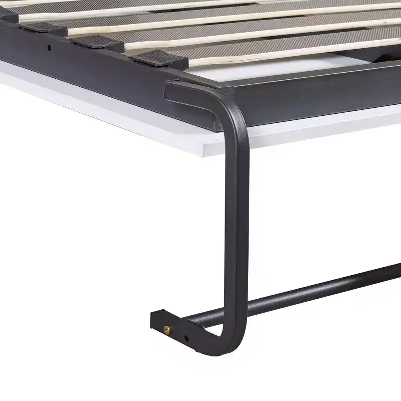 Whisen Full Size Murphy Bed Wall Bed, Folded into a Cabinet with Shelves