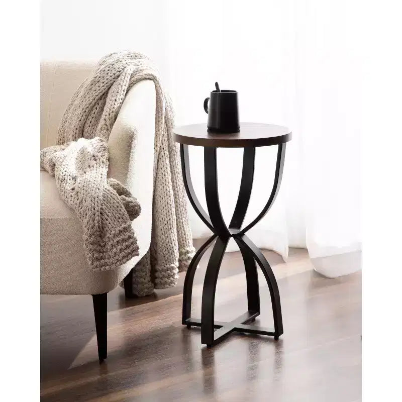 Kate and Laurel Ullot Round Side Table