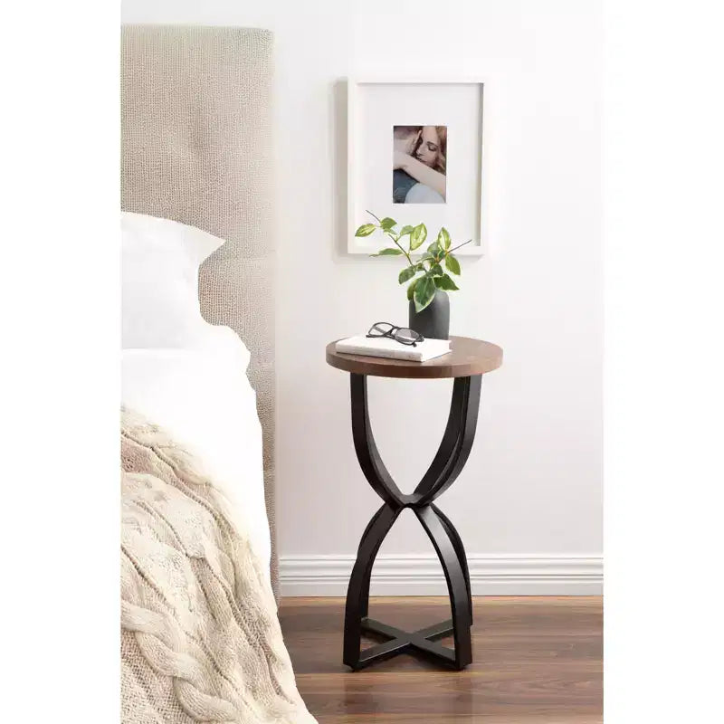 Kate and Laurel Ullot Round Side Table