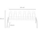 ClosetMaid Lightweight Freestanding Wire Shoe Rack Organizer