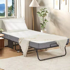 EROMMY Folding Bed, 38''W Folding Bed with Mattress Included, Daybed