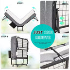 EROMMY Folding Bed, 38''W Folding Bed with Mattress Included, Daybed