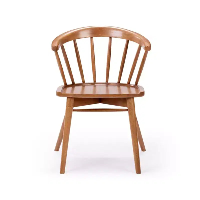 Plank+Beam Set of 2 Dining Chairs, Solid Wood Kitchen Chair