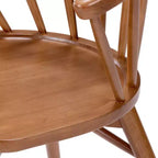 Plank+Beam Set of 2 Dining Chairs, Solid Wood Kitchen Chair